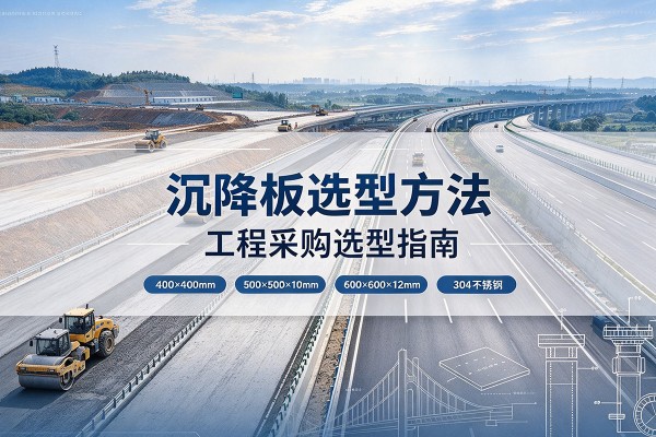 黄冈沉降板选择方法