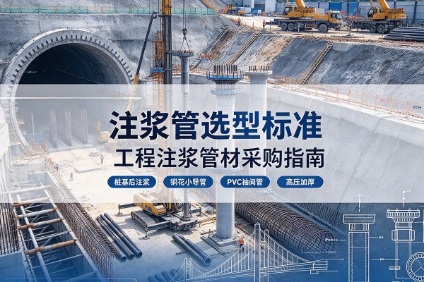 黄冈注浆管选型标准