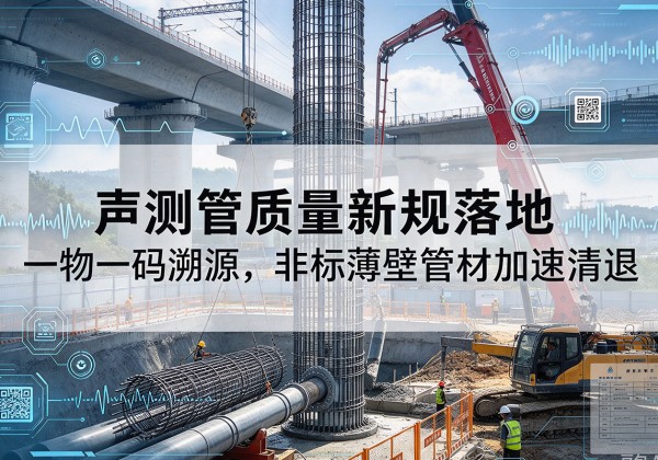 黄冈声测管质量新规落地，一物一码溯源，非标薄壁管材加速清退